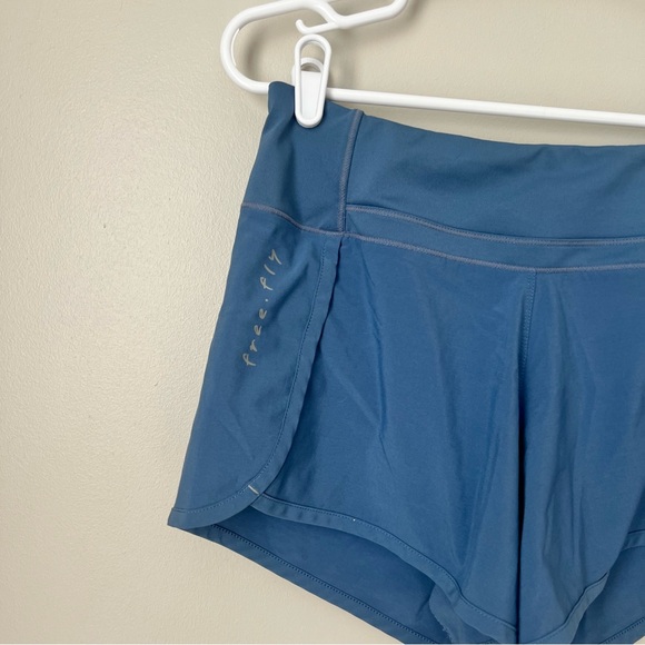Free Fly Women’s Blue Athletic Running Shorts Size Small - Picture 2 of 6